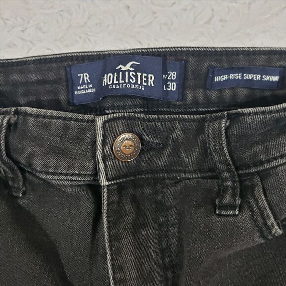 Hollister black skinny jeans 7R 28 x 30 - Picture 8 of 8